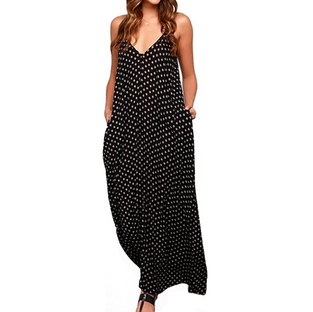 Polka dot caftan